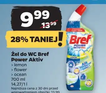 Netto Żel do wc lemon Bref Power Aktiv Gel oferta