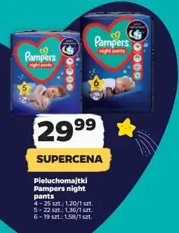 Netto Pieluszki dla dzieci 5 Pampers Night Pants oferta