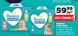 Netto Pieluszki dla dzieci junior 5 Pampers Active Baby oferta