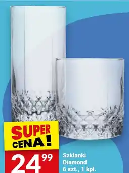 Szklanki Diamond 6 szt., 1 kpl.