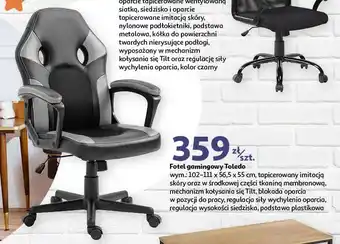 Auchan Fotel gamingowy toledo oferta