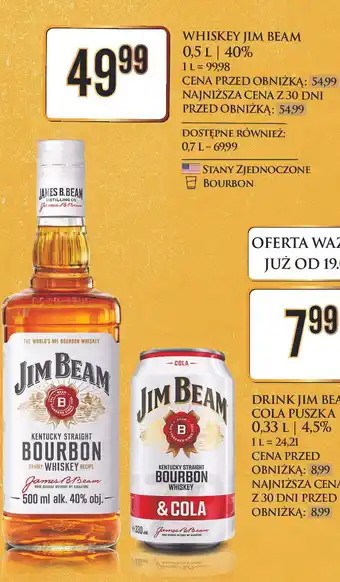 Dino Bourbon Jim Beam oferta