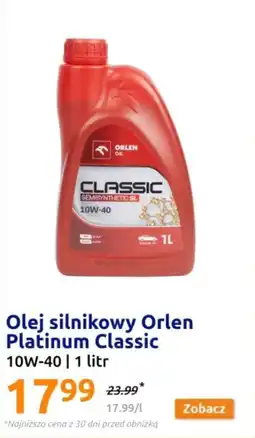 Action Olej silnikowy Orlen Platinum Classic oferta