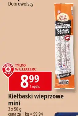 E.Leclerc Minikiełbaski francuskie Wiodąca Marka Saint Azay oferta