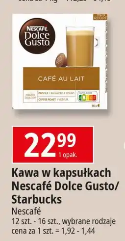 E.Leclerc Kawa cafe au lait Nescafe Dolce Gusto oferta