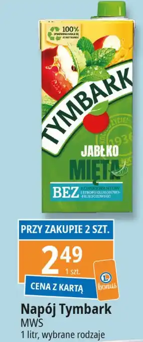 E.Leclerc Napój jabłko-mięta Tymbark 1936 oferta