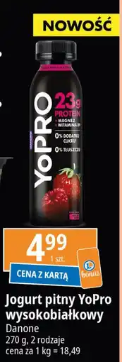E.Leclerc Jogurt truskawka-malina Danone Yopro oferta