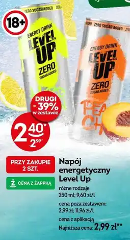 Żabka Napój energetyczny Level Up oferta