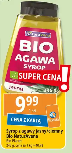 E.Leclerc Syrop z agawy ciemny Naturavena oferta