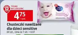 E.Leclerc Chusteczki nawilżane sensitives Wiodąca Marka Mots D'enfants oferta