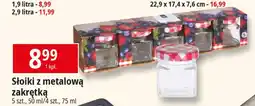 E.Leclerc Słoiki z zakrętką 75 ml oferta