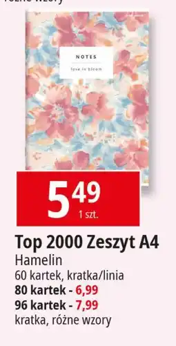 E.Leclerc Zeszyt a4 96 kartek kratka Top-2000 oferta