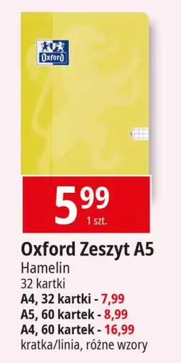 E.Leclerc Zeszyt a4 60 kartek linia Oxford oferta