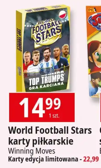 E.Leclerc Gra top trumps world footaball stars Winning Moves oferta