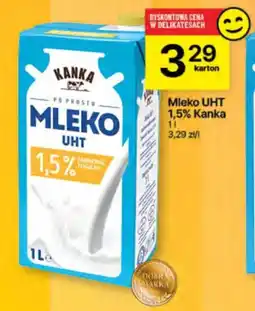Delikatesy Centrum Mleko UHT 1,5% Kanka oferta