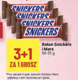 Baton Snickers i Mars