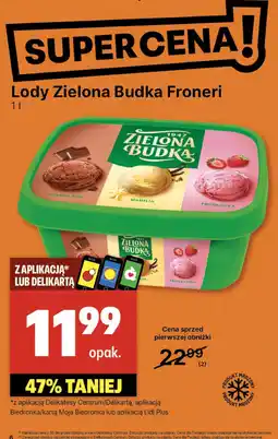 Delikatesy Centrum Lody Zielona Budka Froneri oferta