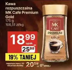 Delikatesy Centrum Kawa rozpuszczalna MK Cafe Premium Gold oferta
