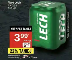 Delikatesy Centrum Piwo Lech oferta