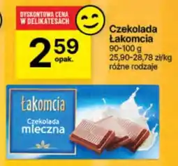 Delikatesy Centrum Czekolada Łakomcia oferta