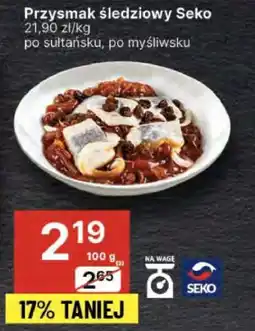 Delikatesy Centrum Przysmak śledziowy Seko oferta