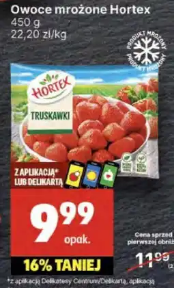Delikatesy Centrum Owoce mrożone Hortex oferta