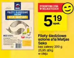 Delikatesy Centrum Filety śledziowe solone a'la Matjas oferta