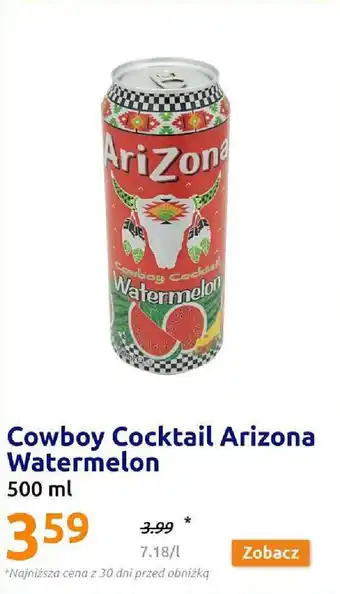 Action Cowboy Cocktail Arizona Watermelon 500ml oferta