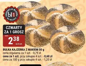 bi1 Bulka kajzerka z makiem 50g oferta