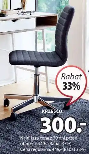 JYSK krzesło oferta