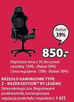 JYSK krzesło gamingowe oferta