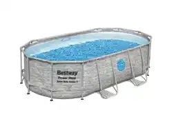Castorama Basen na stelażu Bestway owalny z oknem 4,27 x 2,50 x 1 m oferta