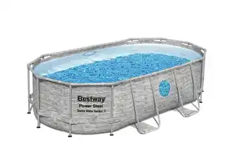 Castorama Basen na stelażu Bestway owalny z oknem 4,27 x 2,50 x 1 m oferta