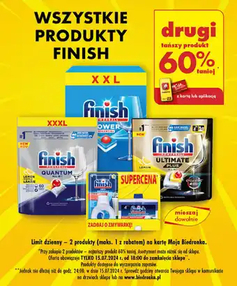 Biedronka WSZYSTKIE PRODUKTY FINISH oferta