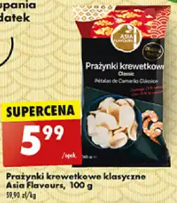 Biedronka Prażynki krewetkowe klasyczne Asia Flavours, 100 g oferta