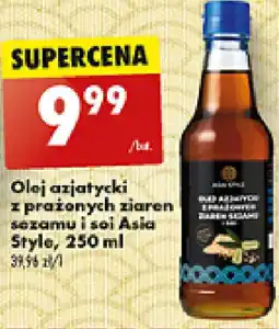 Biedronka Olej azjatycki z prażonych ziaren sezamu i soi Asia Style, 250ml oferta