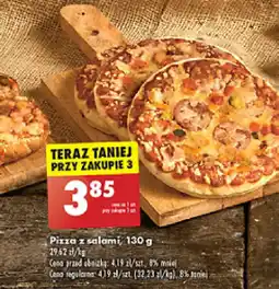 Biedronka Pizza z salami, 130 g oferta