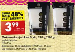 Biedronka Makaron konjac Asia Style, 270 g/200 g oferta