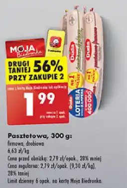 Biedronka Pasztetowa, 300 g oferta