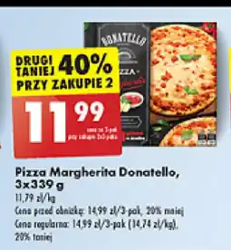 Biedronka Pizza Margherita Donatello, 3 x 339 g oferta