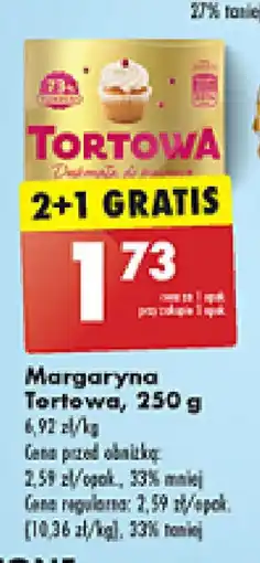 Biedronka Margaryna Tortowa, 250 g oferta