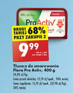 Biedronka Tłuszcz do smarowania Flora Pro Activ, 400 g oferta
