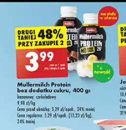 Biedronka Mullermilch Protein bez dodatku cukru, 400 g oferta