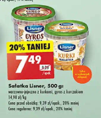 Biedronka Sałatka Lisner, 500 g oferta