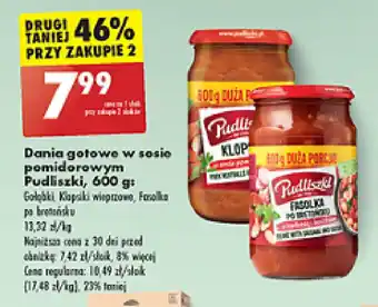 Biedronka Dania gotowe w sosie pomidorowym Pudliszki, 600 g oferta