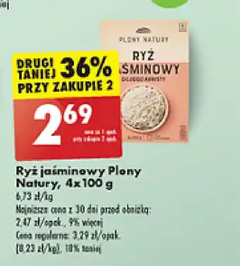 Biedronka Ryż jaśminowy Plony Natury, 4x100 g oferta