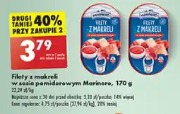 Biedronka Filety z makreli w sosie pomidorowym, 170 g oferta