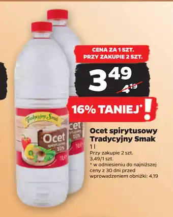 Netto Ocet spirytusowy Tradycyjny Smak oferta