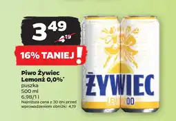 Netto Piwo Żywiec Lemonż 0,0% oferta