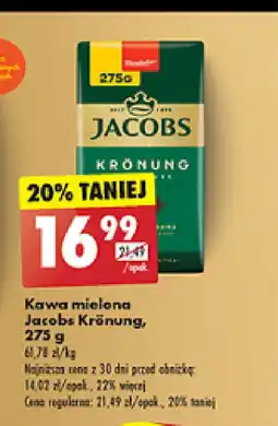 Biedronka Kawa mielona Jacobs Krönung, 275 g oferta